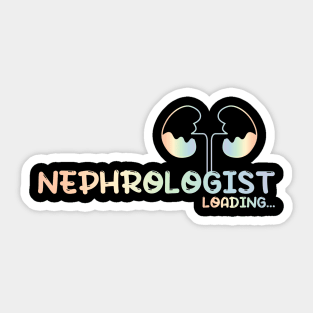 Future Nephrologist, doctor, kidneys - rainbow Sticker